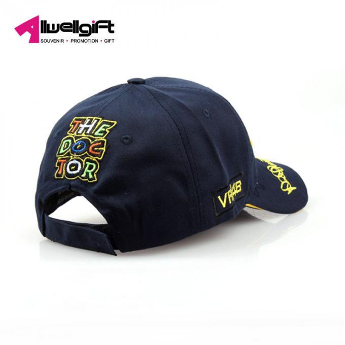 Gorra de béisbol acing de los deportes del sombrero de la motocicleta de la taza del béisbol del sombrero del panel del bordado 6 de Digitaces de la promoción de la moda