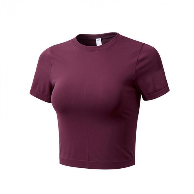 Las mujeres de la camiseta del jersey del bordado de la flor del cuello de O sueltan top del algodón del verano 2021 rosados causales de las camisetas de manga corta el nuevo