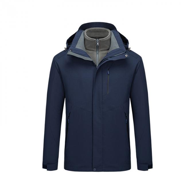 Ropa termal a prueba de viento suave del ejército de Shell Casual Hooded Jacket Men del uniforme de la chaqueta del paño grueso y suave