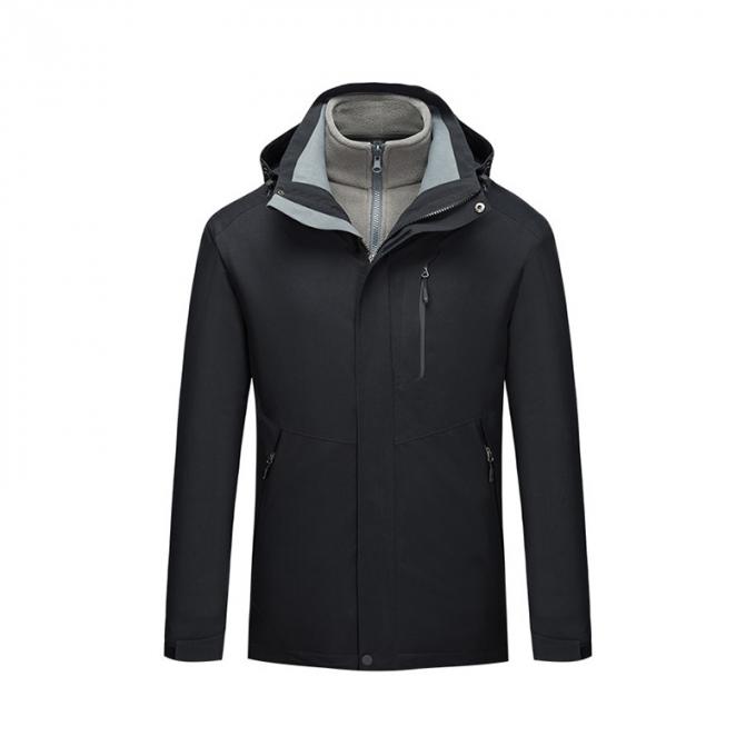 Ropa termal a prueba de viento suave del ejército de Shell Casual Hooded Jacket Men del uniforme de la chaqueta del paño grueso y suave