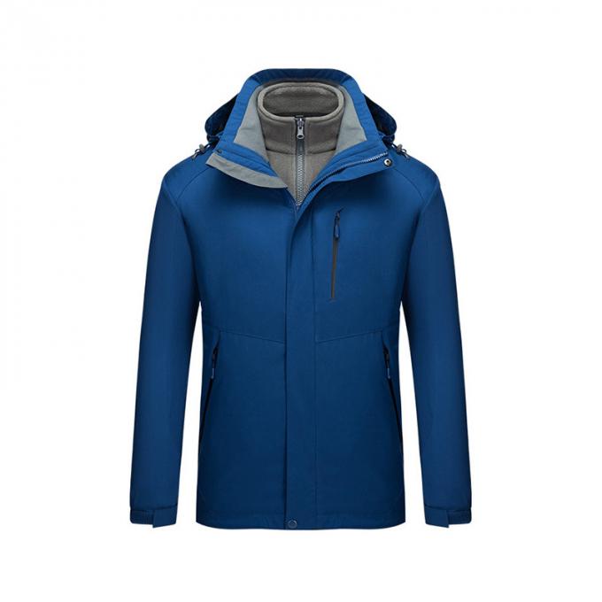 Ropa termal a prueba de viento suave del ejército de Shell Casual Hooded Jacket Men del uniforme de la chaqueta del paño grueso y suave