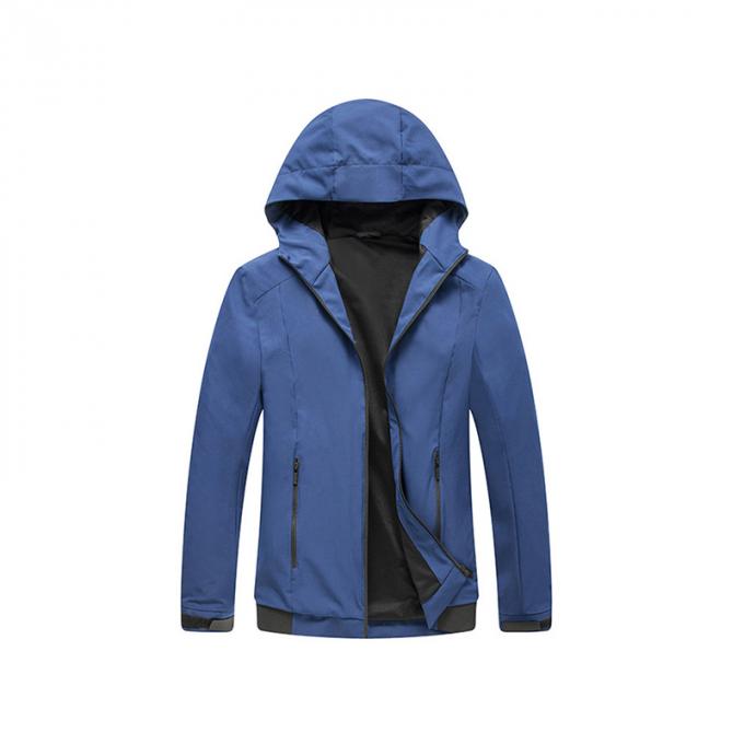 Las mujeres de secado rápido de los hombres de la ropa de la nueva cazadora impermeabilizan la capa que camina ligera encapuchada a prueba de viento de la chaqueta de deportes al aire libre