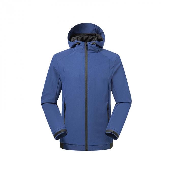 Las mujeres de secado rápido de los hombres de la ropa de la nueva cazadora impermeabilizan la capa que camina ligera encapuchada a prueba de viento de la chaqueta de deportes al aire libre