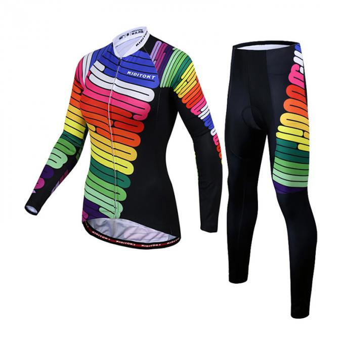 polainas de ciclo respirables de la mujer de la ropa de la venta de la moda del logotipo del deporte del diseño de encargo caliente de la ropa