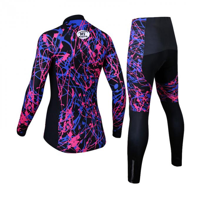 polainas de ciclo respirables de la mujer de la ropa de la venta de la moda del logotipo del deporte del diseño de encargo caliente de la ropa