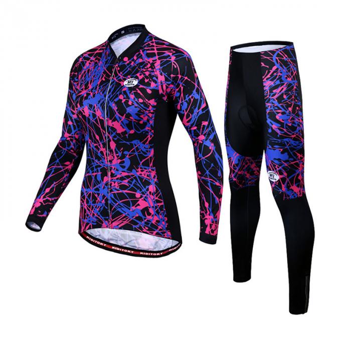 polainas de ciclo respirables de la mujer de la ropa de la venta de la moda del logotipo del deporte del diseño de encargo caliente de la ropa