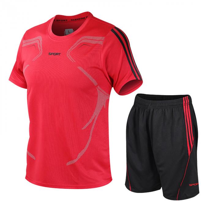 el fútbol del fútbol de la juventud se divierte la camiseta de encargo del tamaño extra grande 5XL de la manga corta de los trajes de GIMNASIO de la ropa