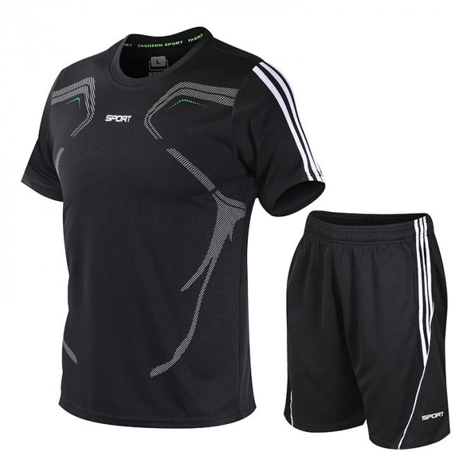 el fútbol del fútbol de la juventud se divierte la camiseta de encargo del tamaño extra grande 5XL de la manga corta de los trajes de GIMNASIO de la ropa