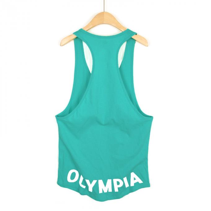 El gimnasio al por mayor de encargo de la aptitud de los hombres del levantamiento de pesas se divierte la ropa de secado rápido del entrenamiento de la elasticidad colorida del gimnasio de las camisetas sin mangas