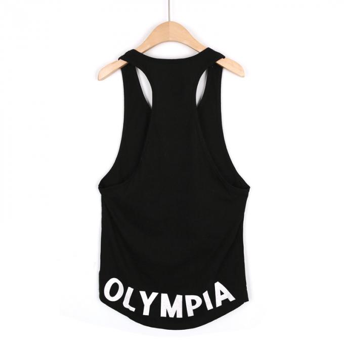 El gimnasio al por mayor de encargo de la aptitud de los hombres del levantamiento de pesas se divierte la ropa de secado rápido del entrenamiento de la elasticidad colorida del gimnasio de las camisetas sin mangas