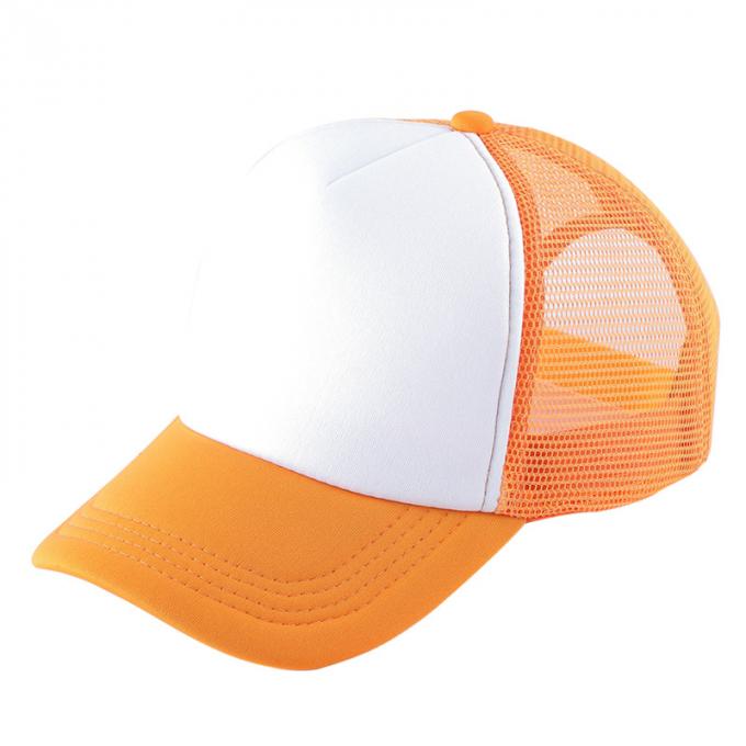 La gorra de béisbol ajustable del poliéster del casquillo del camionero de la malla del snapback de los paneles del sombrero 5 de DIY cargó en cuenta completamente el sombrero del casquillo del camionero