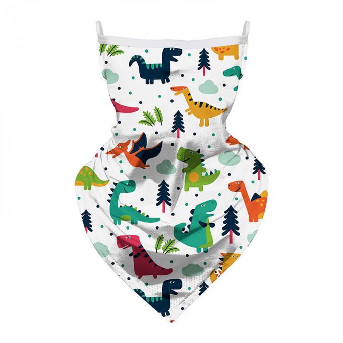 Bandanas respirables de la bufanda del unicornio de la historieta de los niños con la protección de Sun de los niños de los lazos del oído