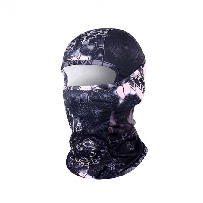 Casco de ciclo del pasamontañas de la serpiente del camuflaje de la mascarilla del camuflaje de la caza de la máscara del polvo de la taza de la cara llena del escudo anti elástico de alta calidad de la boca