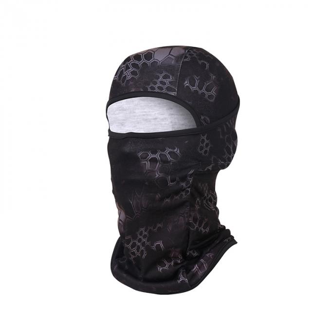 Casco de ciclo del pasamontañas de la serpiente del camuflaje de la mascarilla del camuflaje de la caza de la máscara del polvo de la taza de la cara llena del escudo anti elástico de alta calidad de la boca