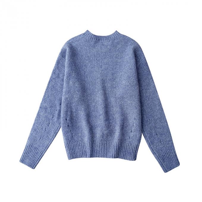 Suéteres del jersey del cuello de la ronda de Autumn Winter Casual Warm del tamaño extra grande del estilo de la moda