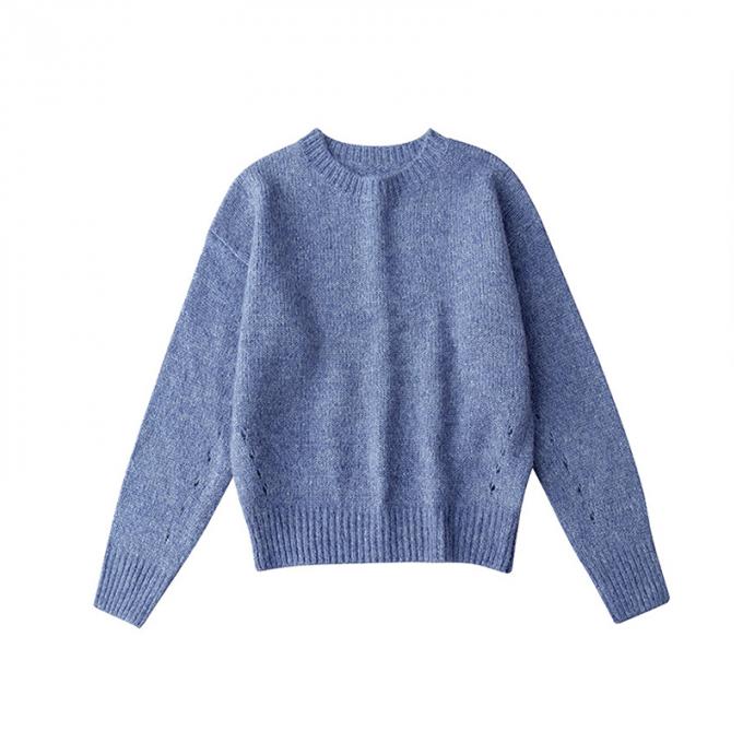 Suéteres del jersey del cuello de la ronda de Autumn Winter Casual Warm del tamaño extra grande del estilo de la moda