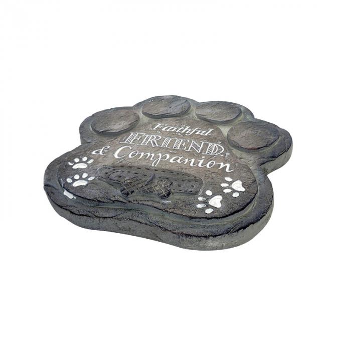 Piedra sepulcral creativa de encargo del animal doméstico de la artesanía de la resina de la decoración del hogar 3D del recuerdo de las ventas al por mayor
