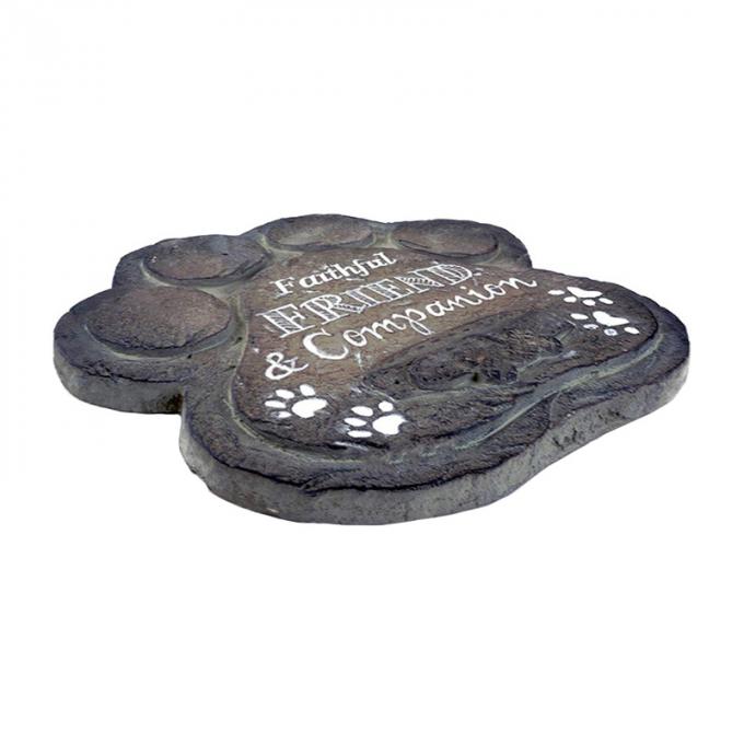 Piedra sepulcral creativa de encargo del animal doméstico de la artesanía de la resina de la decoración del hogar 3D del recuerdo de las ventas al por mayor