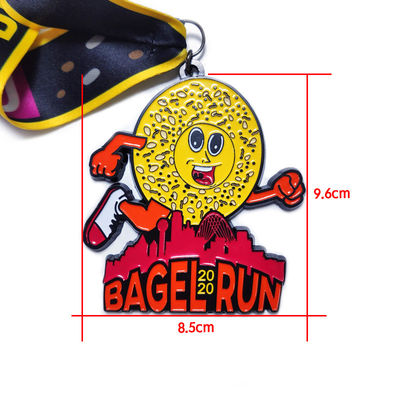 Wholesale Cheap Custom Design Your Own Zinc Alloy 3D Gold Metal Award Marathon Running Sport Medal
